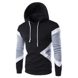 Autumn Mans survetement hoodies outwear patchwork casual hoody sweatshirts Fashion brand slim fit pullover sportwear hoodies