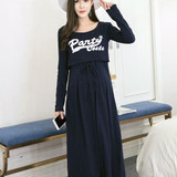 Autumn Maternity Nursing Dresses Pregnancy Nurse Wear Long Lactate Vestidos Clothing Pregnant Women Breastfeeding Dress Clothes