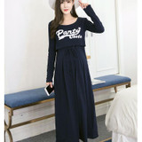 Autumn Maternity Nursing Dresses Pregnancy Nurse Wear Long Lactate Vestidos Clothing Pregnant Women Breastfeeding Dress Clothes