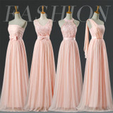 Purple Bridesmaid Dresses Long V-neck Crepe Cheap Free Size Beautiful Bridesmaids Dresses Vestido De Festa De Casamento Longo