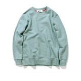 Purple and blue sweater, long-sleeved hooded sweater