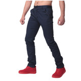 Pure Mens Casual Pants Soft 100% Cotton Cargo Pants chinos Men High Quality Slim Autumn Long Suit Pants Business Work Trousers