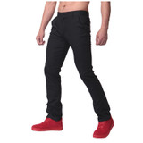 Pure Mens Casual Pants Soft 100% Cotton Cargo Pants chinos Men High Quality Slim Autumn Long Suit Pants Business Work Trousers
