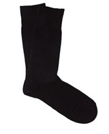 Pure Cotton Ankle Socks  - Black