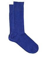 Pure Cotton Ankle Socks - Blue