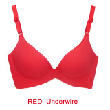 Pure color women's sexy appeal and the bra tailoring sewing underwear bra support wholesale bra in 2017