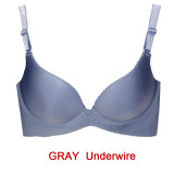 Pure color women's sexy appeal and the bra tailoring sewing underwear bra support wholesale bra in 2017