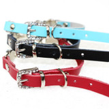 Puppy Pet Dog Cat Collars Crystal Diamond Bling Rhinestone Small Animals Necklace Accessories Pet Collar
