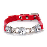 Puppy Pet Dog Cat Collars Crystal Diamond Bling Rhinestone Small Animals Necklace Accessories Pet Collar