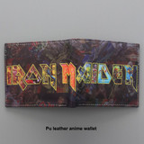 Punk Youth Rock Band IRON MAIDEN Wallet Bifold Unisex Individuality Original Prints Leather Purses Mens Wallet Money Holder Bag