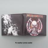 Punk Youth Rock Band IRON MAIDEN Wallet Bifold Unisex Individuality Original Prints Leather Purses Mens Wallet Money Holder Bag