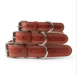 Punk Style Spiked Pet Dog Collar Round Bullet Nail Rivet Studded Collar Neck Strap Pitbull Collar PU Leather Pet roducts