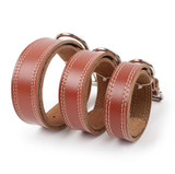 Punk Style Spiked Pet Dog Collar Round Bullet Nail Rivet Studded Collar Neck Strap Pitbull Collar PU Leather Pet roducts
