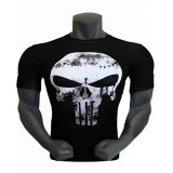 Punisher 3D Printed T-shirts Men Compression Shirts Long Sleeve Cosplay Costume crossfit fitness Clothing Tops Male Black Friday
