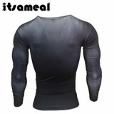 Punisher 3D Printed T-shirts Men Compression Shirts Long Sleeve Cosplay Costume crossfit fitness Clothing Tops Male Black Friday