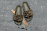Puma x Fenty by Rihanna Leadcat Furry Slide - Burnt Olive