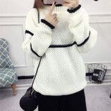 pullovers 2017 New Women's Clothing Autumn winter knitted sweater Ladies' bottoming long sleeve plus size sweaters brand sweater