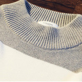 Pullover Sweater Men Knitted Cotton Sweater Men Casual Sweater Thick Striped Fashion Warm Pullover Basics