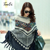 Pull Pullover Cardigan Womens Capes And Ponchoes Spring Winter Cape With Tassel Women's Sweater Fashion Vintage Bohemian