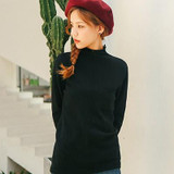 Pull Femme Pockets Patchwork Sweater Women Turtleneck Autumn 2017 Knitted Womens Sweaters And Pullovers Long Sleeve Sueter Mujer