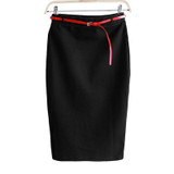 Summer 2016 Fashion Women Ladies High Waist Midi Bodycon Slim Pencel Tube Stretch Cotton Blends Pencil Skirt Clothing R2