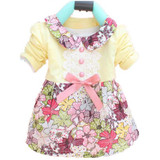 Summer  Princess Dress Toddler Baby Girls Floral Bow One Piece Kids Dress 0-2Y vestidos