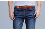 SULEE Brand Men Jeans  New 2017 Men Designer Jeans men Famous brand Full length Plus Regular Straight man Jeans