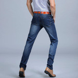 SULEE Brand Men Jeans  New 2017 Men Designer Jeans men Famous brand Full length Plus Regular Straight man Jeans