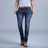 SULEE Brand Men Jeans  New 2017 Men Designer Jeans men Famous brand Full length Plus Regular Straight man Jeans