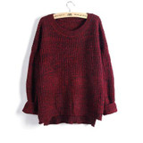 Sueter Mujer 2017 Autumn Winter Fashion Split Swallowtail Female Loose Sweaters Round Neck Women Sweaters And Pullovers LMY17