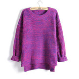 Sueter Mujer 2017 Autumn Winter Fashion Split Swallowtail Female Loose Sweaters Round Neck Women Sweaters And Pullovers LMY17