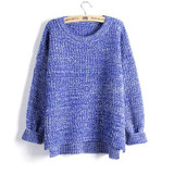 Sueter Mujer 2017 Autumn Winter Fashion Split Swallowtail Female Loose Sweaters Round Neck Women Sweaters And Pullovers LMY17