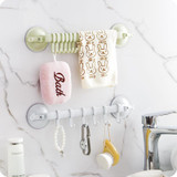 Suction Wall Hanging Stand Hook Kitchen Bathroom Hanger Supper Power Vacuum Sucker Suction Hooks Adjustable -35
