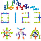 Sucker Cup Toys DIY Silicone Building Blocks Assembled Toys Funny Suction Cup Educational Construction Fat Brain Toys