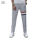 Spring Breathable Pants Skinnly Pencil Pants Men Slim Fit Mens Casual Pants Straight Elastic Trousers Pencil Feet Pants Men 613