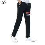 Spring Breathable Pants Skinnly Pencil Pants Men Slim Fit Mens Casual Pants Straight Elastic Trousers Pencil Feet Pants Men 613