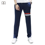 Spring Breathable Pants Skinnly Pencil Pants Men Slim Fit Mens Casual Pants Straight Elastic Trousers Pencil Feet Pants Men 613