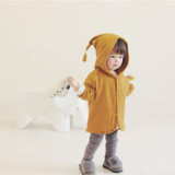 Spring Baby Coat Jacket For Girls Cotton Tassel Hooded Boys Full Sleeve Toddler Outerwear Thin Children Summer Outwear