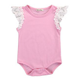 Spring AutumnTirred Cotton Cute Rompers Infant Baby Girl Clothes Lace Floral Ruffles Baby Girl Romper Cake Sunsuit Outfits 0-18M