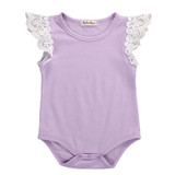 Spring AutumnTirred Cotton Cute Rompers Infant Baby Girl Clothes Lace Floral Ruffles Baby Girl Romper Cake Sunsuit Outfits 0-18M