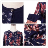 ASLTW 2017 New Women Sweater Pullovers Long Sleeve O Neck Printing Knitwear Tops Plus Size Casual Mother Gift Female Sweater