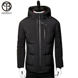 Asesmay 2017 New Arrival Winter Down Jacket Men Brand Clothing Winter Coats Hood White Duck Down Parkas Thick Winter Mens Jacket