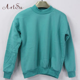 ArtSu New 2017 Autumn Fashion Pullovers Solid Casual Sweatshirts Long Sleeve Brief Women Sweatshirts Cute Hoodies EPHO80130