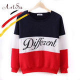 ArtSu 2017 Women's Casual Sweatshirt Autumn And Winter Women Fleeve Hoodies Printed Letters Different Hoody Sudaderas EPHO80027
