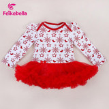 Baby Girls Christmas Clothes Cotton Baby Santa Claus Dress Xmas Clothing Infant Princess Party Baby Dresses Tutu roupas meninas