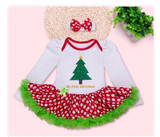 Baby Girls Christmas Clothes Cotton Baby Santa Claus Dress Xmas Clothing Infant Princess Party Baby Dresses Tutu roupas meninas