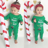 Baby Girls Christmas Rompers Newborn Infant Baby Girls Xmas Romper Jumpsuit Outfit Sunsuit Clothes Winter Romper Merry Christmas