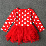 Baby Girls Cartoon Santa Claus Dress Red Kid Girls Tutu Dress Cute Tulle Party Birthday Dress Children Christmas Costume DS15