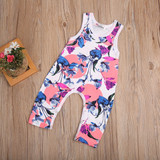 Baby Girls Boys Rompers Fashion Outfits Sleeveless Jumpsuits Trousers Floral Cotton Summer Casual Fashion Rompers Baby Girls Boys Rompers Fashion Outfits Sleeveless Jumpsuits Trousers Floral Cotton Summer Casual Fashion Rompers