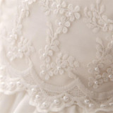 Baby Girl White Wedding Dress Infant Princess Party Dresses Girl 1 Year Birthday Outfits Newborn Toddler Lace Christening Gowns